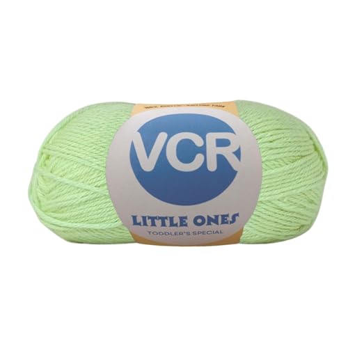 Image of VCR Pastel Green Yarn, 100 Grams Hank, 190 Meters Length, Acrylic Ball for Crochet and Knitting, Soft Crosia Threads, Pack of 1 Yarn, Suitable for DIY Crafts