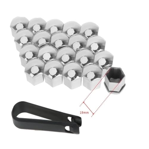 Tuercas de rueda anticorrosión de 21mm para Opel cubiertas de buje rojas de protección 2