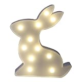 TOVINANNA Luz De Noche De Conejo Luz De Marquesina De Neón Luz De Marquesina De Animales Luz De Noche De Neón Decoración De Conejos Iluminar Letrero De Marquesina Decoración De Conejitos