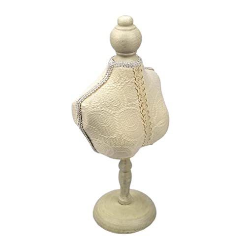 F Fityle Schmuckständer Schmuckhalter Schaufensterpuppe Schmuckbüste Dekobüste zum Ausstellen von Halsketten, Schal usw, Spitze