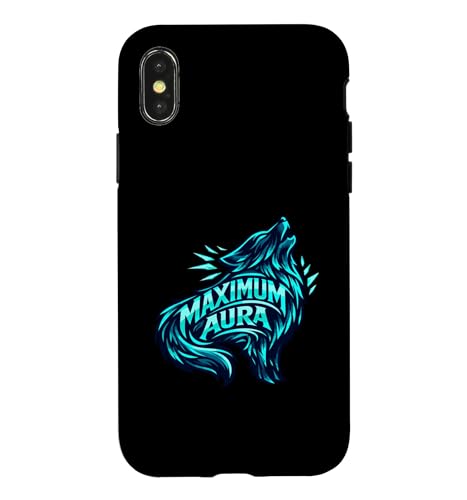 Maximum Aura Howling Wolf Graphic Case for iPhone X/XS