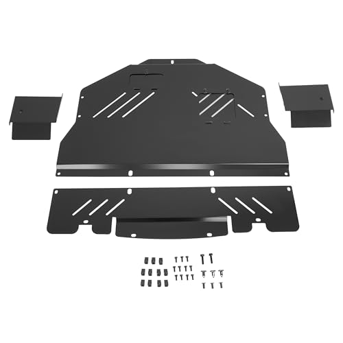 2022 Subaru WRX Engine Under Guard 4 KUAFU Engine Splash Shield Compatible with 2015-2021 Subaru STI Engine Case Guard Under Car Shield Cover Aluminium Black