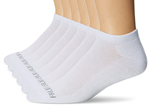 Fruit of the Loom Men's 6 Pair Pack Low Cut No Show Socks
