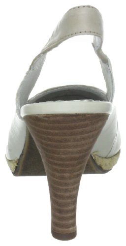 Centro Girls' Comfortabel Sling Offwhite Leder Sandals 383