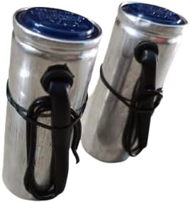 Generic GE-103 Round Aluminum Capacitor, 120-150 mF, 400V, 70°C, Motor Starter (Pack of 2)