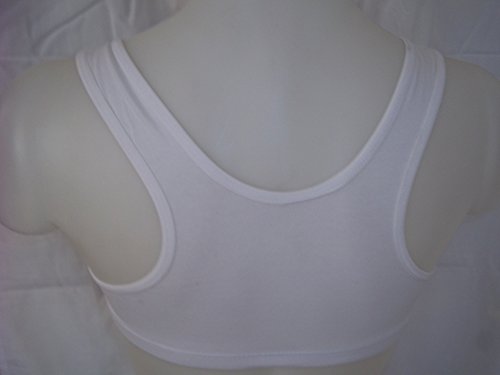 Beginners Training Bra Style 1553 (32, White)2