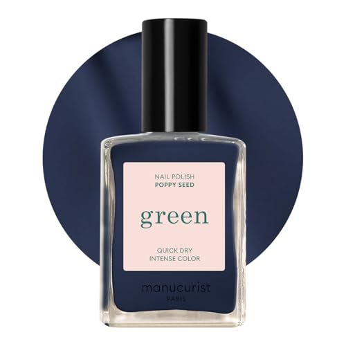 Manucurist Green Vernis Ă Ongles Noir Intense Poppy Seed