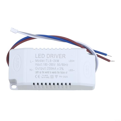 Transformateur électronique LED 8-24 W Courant constant de sortie pour plafonnier Panneau Lampe,...