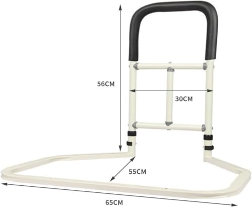 Image of Bedside Safety Handle Folding Bed Assist Grab Bar for Adults Storage Pocket All Prevention Hand Guard Elderly Stability Mobility Aid Seniors Post-Surgery Recovery,Pregnancy Handicap Fit