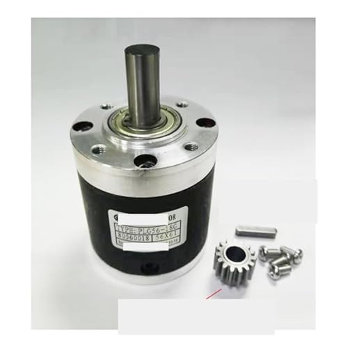 Réducteur de vitesse planétaire 56mm rapport 77:1 pour arbre moteur CC 6mm