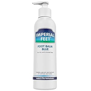 Foot Balm Blue – Cream for dry skin – For dry feet – Dry and Cracked Feet – Rosemary & Eucalyptus – 150ML – Imperial feet