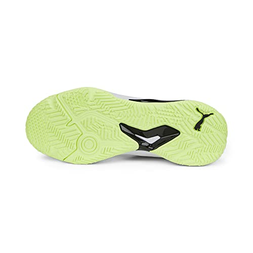 PUMA PUMA Unisex's Solarstrike Ii Indoor Court Shoe, Puma White Fizzy Light Puma Black, US 8.5