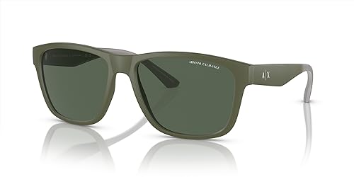 Image of Armani Exchange mens Ax4135s Rectangular Sunglasses