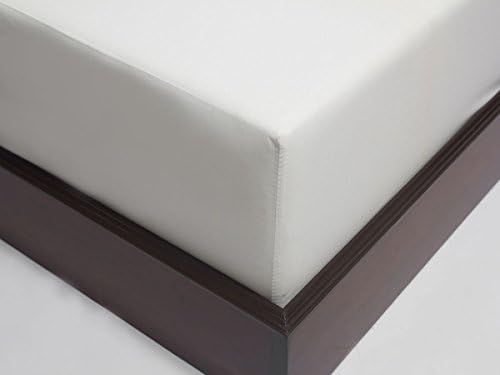 Union Hospitality 6 Fitted Sheet White T-250 Percale Hotel Linen (Available in Bulk/Dozens) (Queen)