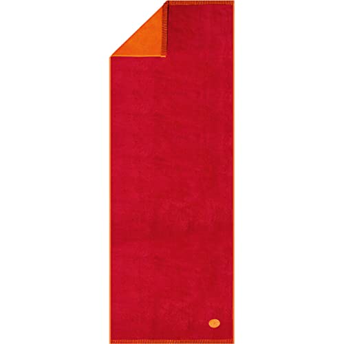 Egeria Ben Crimson Saunatuch 75x200cm 100% Baumwolle Duschtuch Strandtuch