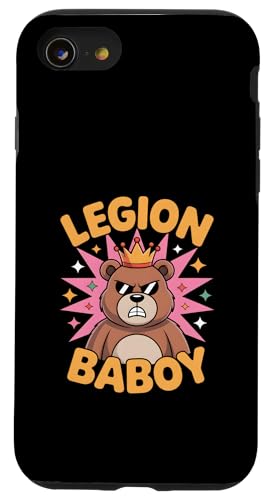 Funny Legion Baboy Angry Bear ���g�� ���� �X�}�z�P�[�X iPhone SE (2020) / 7 / 8 �p