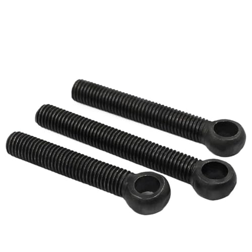 Boulon anneau coulissant M10 haute résistance forgé en acier au carbone 80mm 5pcs