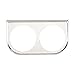 Equus 9822 2" Dual Gauge Mounting Panel, Chrome