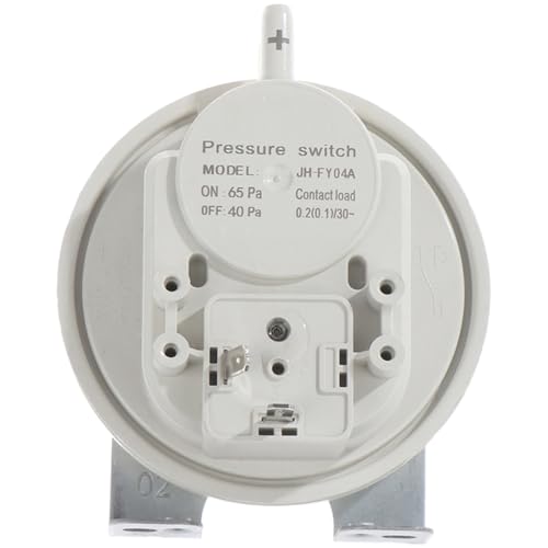 NbgrvB Calentadores de agua a gas con interruptor de presión y calderas de pared, material ABS, ajuste de presión ajustable, control manual, color blanco 65-40