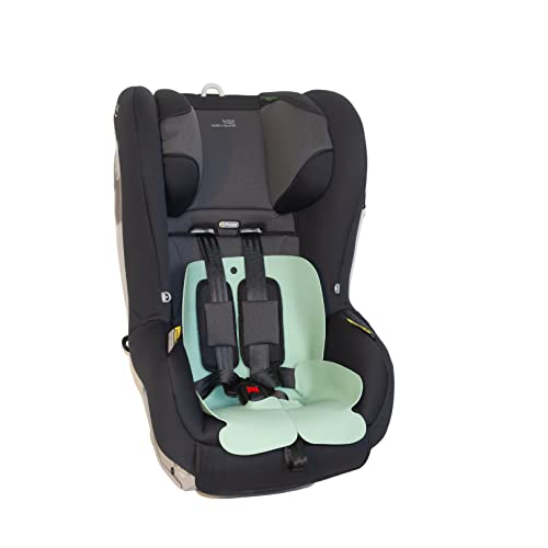 Sande Kids Waterproof Car Seat Protector & Stroller Liner - Washable Car Seat Protector for Child Car Seat, 100% Silicone, Universal Fit for Infant, Baby & Toddler Car Seat (Seafoam Green)
