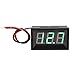 DROK 0.56 Inch DC 3-30V Digital Voltmeter Voltage Tester Gauge Green Bright LED Display Two Wires Volt Meter for Solar Battery Monitor Car Motor Panel Mount