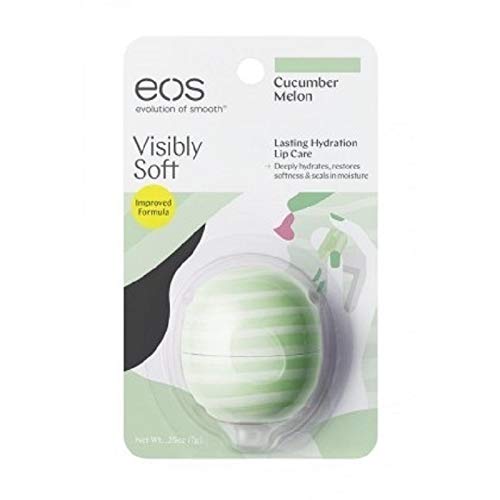 eos Visibly Soft Lip Balm, Cucumber Melon, 0.25 Oz