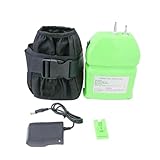 Courant d'entrée : 3 A Pompe à ballon électrique portable et magique, rechargeable, longue durée, sans fil, DD-301 pour le bricolage(Green)