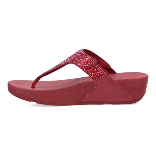 Image of FitFlop Women's LULU Crystal Embellished Toe-Post Sandals