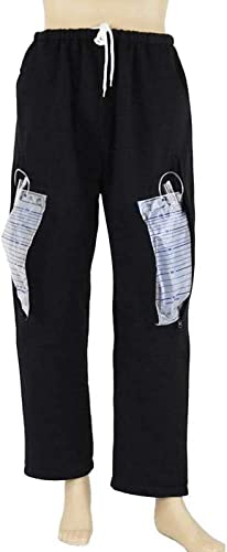 Pantalon de soins d'incontinence CUSMA en taille M pour personnes âgées et alitées avec 2 poches