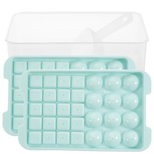 Molde para Cubitos de Hielo SHOWERORO 2 piezas Azul miniatura 1