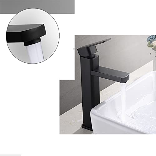Mitigeur de lavabo avec douchette extractible eau chaude froide - 5