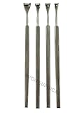 Set of 4 - Desmarres Eyelid Retractor Instrument Lip, Tongue, and Check Retractor - Veterinary Instrument - Stainless Steel