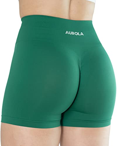 Image of AUROLA Dream Collection Women Workout Shorts High Waist Gym Shorts, Scrunch Butt Seamless Athletic Shorts