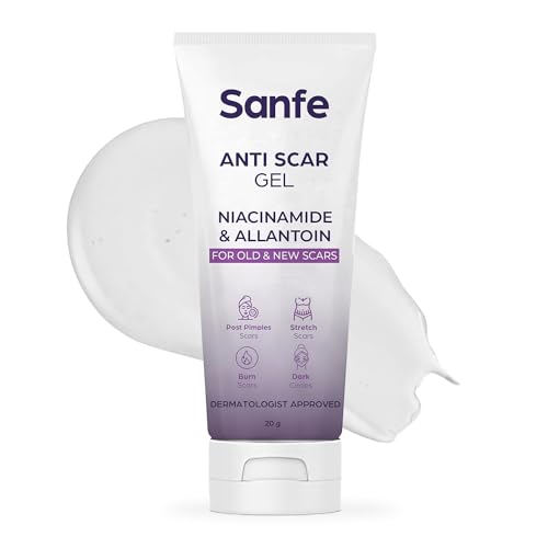Sanfe Anti Scar Gel - Niacinamide & Allantoin | Acne/Stretch/Burn...