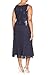 Alex Evenings Women's Size Tea Length Button-Front Jacket Dress, Navy, 20 Plus