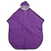 Produktbild vorcool Männer Frauen Radfahren Fahrrad Regen Cape Poncho mit Kappe winddicht wasserdicht Abdeckung für Elektromobil-Mobilität Camping im Freien Teppich Teppich mit Kap transparent (violett)