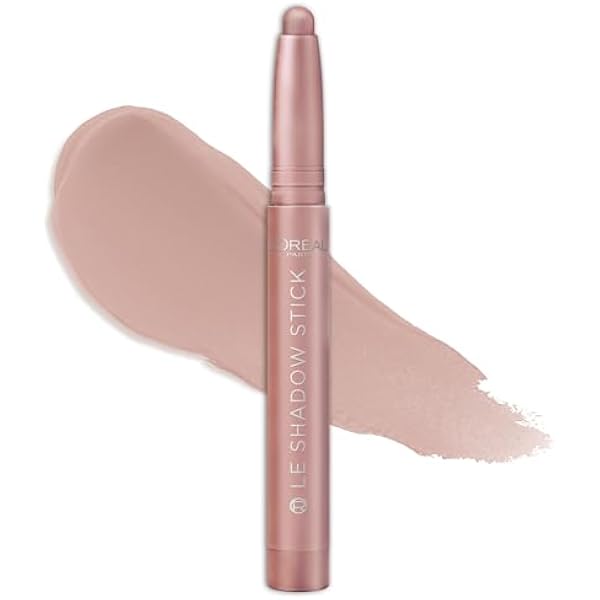 L'Oréal Paris Cienie do powiek w praktycznym formacie pisaka, błyszczące wykończenie, długotrwała tekstura żelowa, Le Shadow Stick by Paradise, nr 245 Alluring Rose, 1,4 g