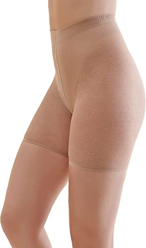 Selente Lovely Legs - Bandas elásticas para el muslo, varios modelos, fabricadas en la UE, Bragas-beige, XL