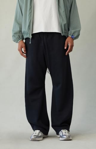 PacSun Men's Presley Black Barrel Sweatpants3