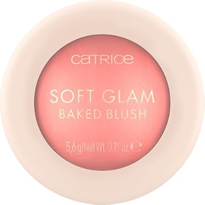 Catrice Soft Glam Baked Blush | Luminous, Lightweight Powder for Buildable Color | Vegan & Cruelty Free (010 | On Cloud Pink)