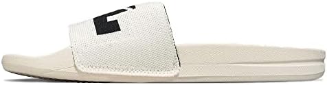 APL: Athletic Propulsion Labs Women's Big Logo Techloom Slide, (9, Pristine/Black, Numeric_9) | Image 4