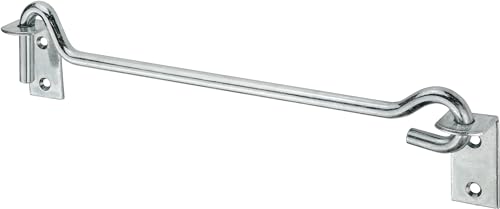 Connex Crochet tempête Ø 10 x 280 mm avec plaque galvanisée/crochet universel/crochet de montage pour garage/atelier/outil de rangement/galvanisé bleu 280 mm