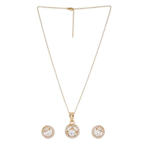 Image of Rubans AD Zircon Chic Pendant Necklace for Woman Stylish