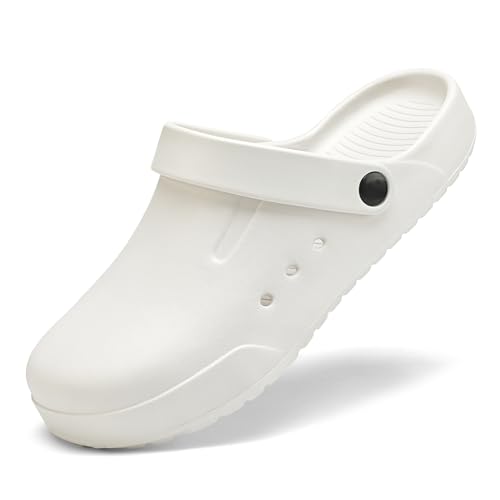 Image of Nihaoya Clogs for Men and Womens Garden Shoes Slip-on Outdoor Beach Slippers Comfort Slip Resistant Sandals Lightweight Breathable
