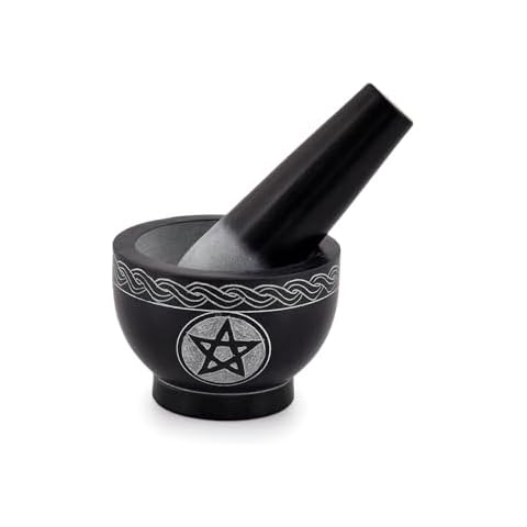 Kaizen Casa Mortar and Pestle Set Unique - Pestle and Mortar Bowl Solid Stone Grinder for Herbs Spice Guacamole Garlic Ginger Root Cover