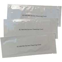 3-Pack Cleaning Cards for Zebra ZC100 ZC150 ZC300 ZC350, ID Card Printer Cleaning Kit, Single-Use Maintenance Sheets, Compatible with Part 105999-311