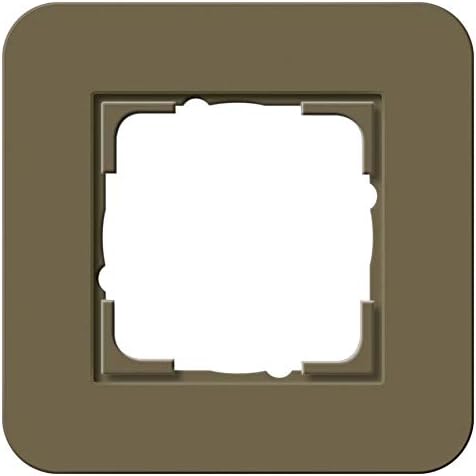 'Gira 0211426 E3 Cover Frame 1X, Umbra/Anthracite, Charcoal