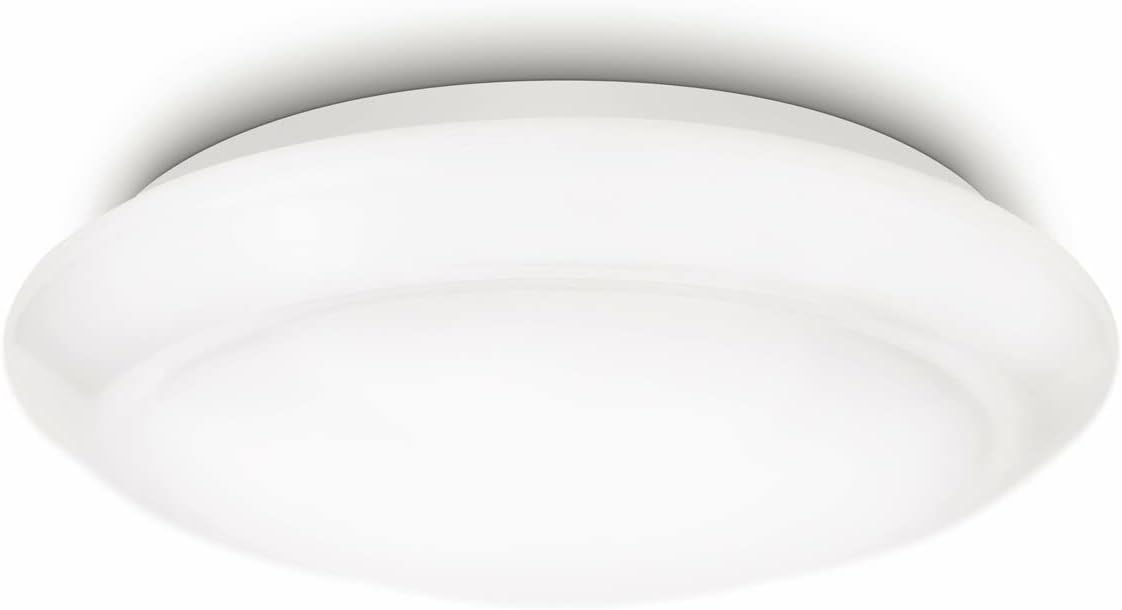 Philips MyLiving Cinnabar plafón LED, luz blanca cálida 2700K, 6W, blanco
