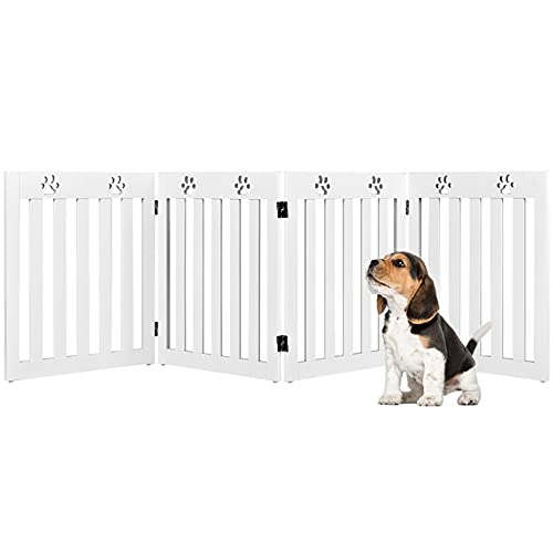 Barrière Escamotable Pour Chiens Et Enfants - Grille Réglable 50x125 Cm - Fixation Ventouses Ou Encastrement - Pour Portes Et Couloirs