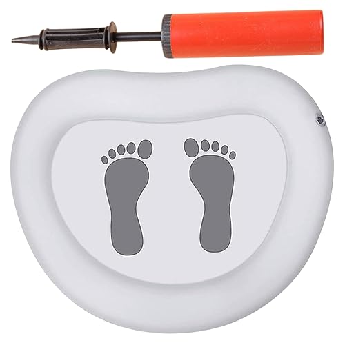 FRCOLOR Inflatable Pool Foot Bath Spa Foot Wash Tray Pvc Cleaning Sink Portable Body Washing Basin Random Color